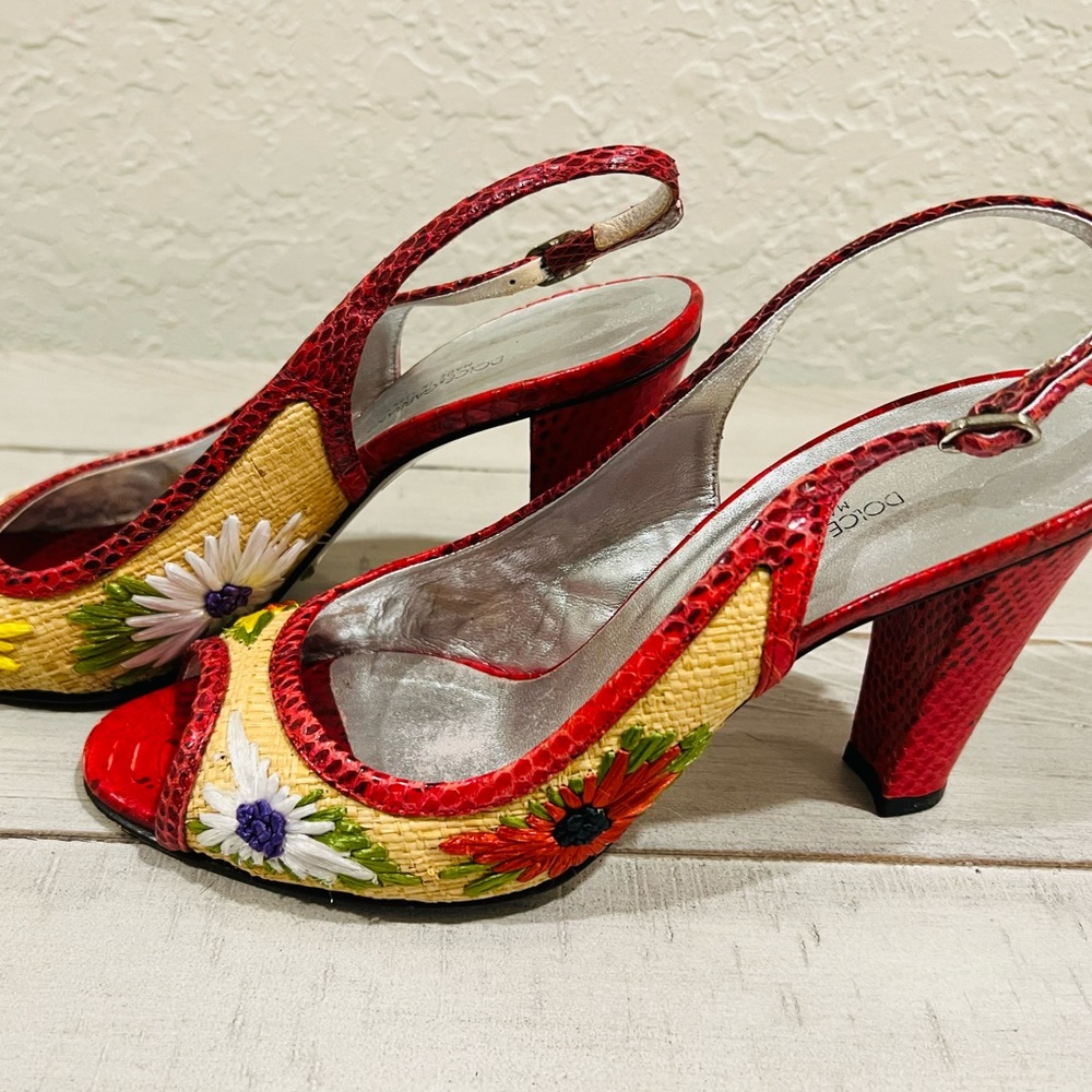 Dolce & Gabbana Floral Heels